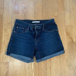 Levi's Mid-Length Jean Short 25